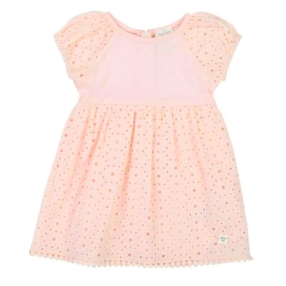 CARREMENT BEAU Pink Eyelet Dress 18 months
